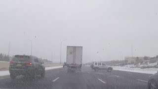 Slick roads cause dangerous driving conditions throughout Albuquerque