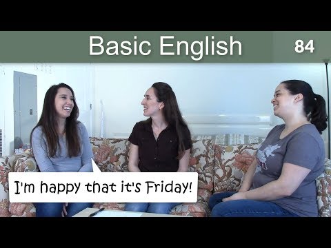 Lesson 84 👩‍🏫 Basic English with Jennifer 👩‍🎓👨‍🎓 "That" Clauses