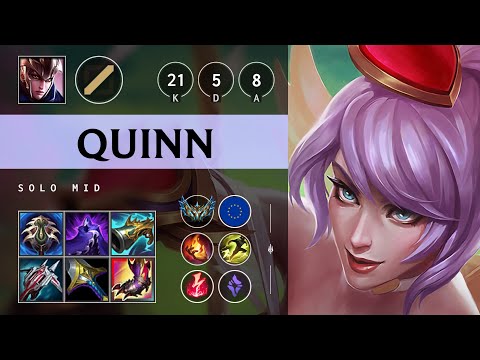 Quinn Mid vs Irelia - EUW Challenger Patch 25.19
