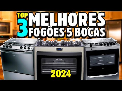 🔥 Melhores Fogões 5 Bocas 2024: Dako, Consul & Brastemp - Qual o Melhor Fogão Custo Benefício 2024?