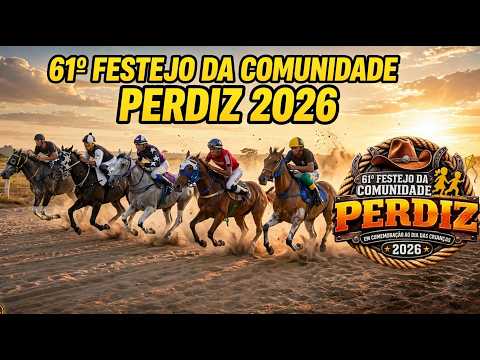 CORRIDA DE CAVALOS - TORNEIO DA MOTO 61º FESTEJO DA COMUNIDADE DO PERDIZ 2026 - PACARAIMA - RORAIMA