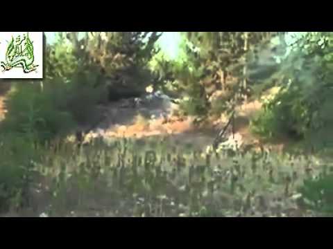 استهداف مقرات النظام بصاروخ محلي الصنع من قبل فرقة أنصار الحق في ريف اللاذقية