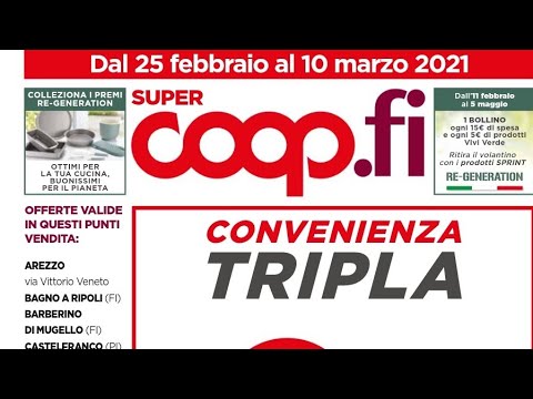 Volantino🗞Coop dal 25 febbraio al 10  marzo 2021