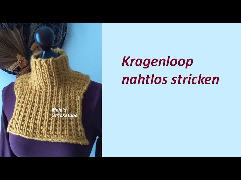 Rammela 22 - Seamless collar loop knitted using RVO technique