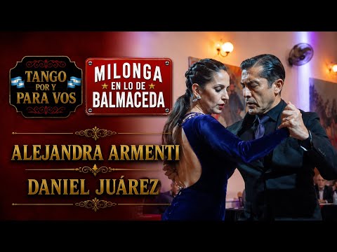  Alejandra Armenti  and  Daniel Juarez  are  dancing  to  the  tango  "  El Puntazo  "  by  Juan D'Arienzo