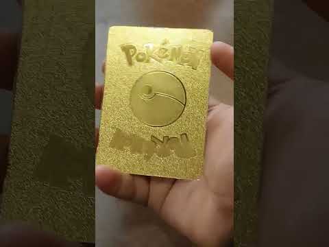 Charizard Dx Metal Gold Card