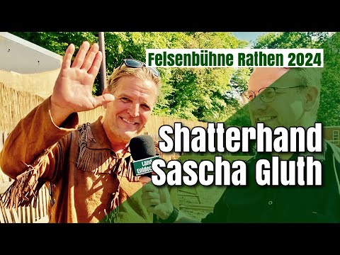 Sascha Gluth ist Shatterhand 2024 auf der Felsenbühne Rathen