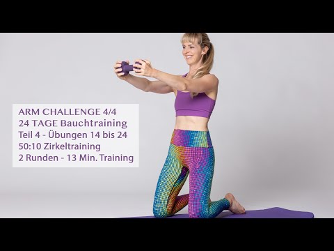 04/04 Arm-Challenge - Teil 4 - Übungen 19-24 - 24 Tage Arm Training