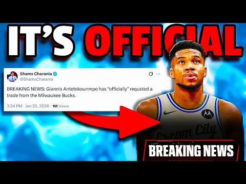 Giannis Antetokounmpo OFFICIALLY Requests a Trade... What's Next? | Shams Report & Timeline