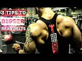 3 Tips for Bigger Rear Delts