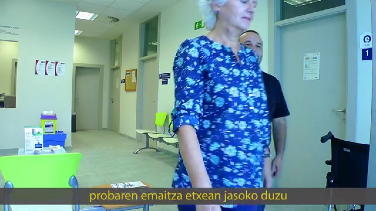 Lagina jasotzeko prozeduraren bideoaren fotograma