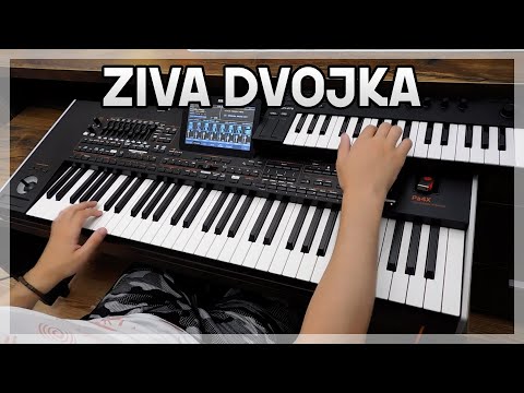 ZIVA DVOJKA Kolo // MARKO MX - Harmonika I Sax Kobinacija - Kontrol M32 & KORG Pa4x!