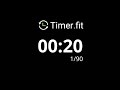 20 Second Interval Timer with 5 Seconds Rest