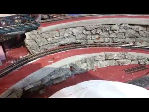 #17 Making/painting plaster terrain rocks for Model railroad