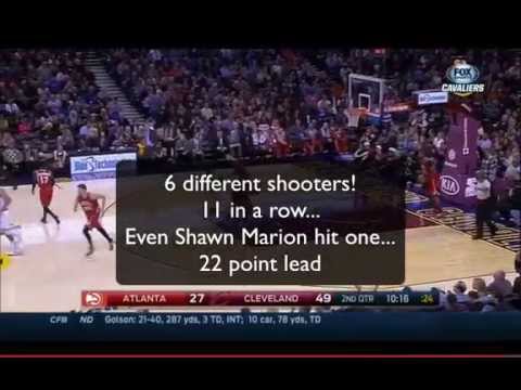 Killer shooting display by the Cavs!