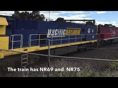PM4 Passing By Laverton With NR69 And NR75 (The Ghan) - 6/12/2020