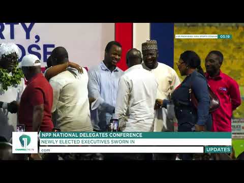 WATCH: Dr. Bawumia, Afenyo-Markin Congratulate Newly Elected NPP Executives