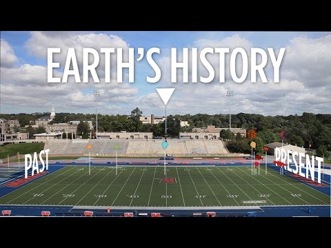 Earth's Entire History (Visualized On A Football Field)