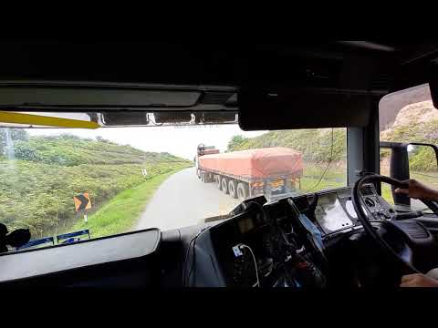 Scania 164L 580 v8.Iron ore.Slow² kayuh hala² stock pile. KMM Port.