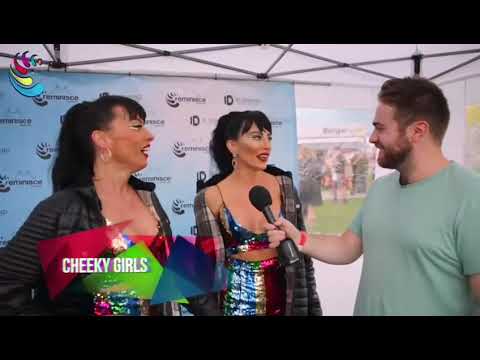 Josh is getting some cheeky time with the Cheeky Girls at Reminisce 2021