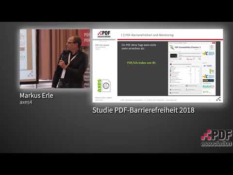 Studie PDF-Barrierefreiheit 2018 - Markus Erle