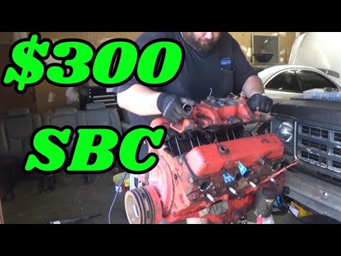 Budget Small Block Chevy 350 Build Part 1. (Built On A Budget)