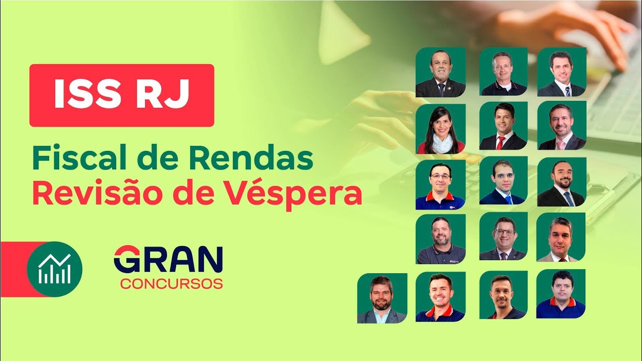 Concurso ISS RJ - Fiscal de Rendas - Revisão de Véspera