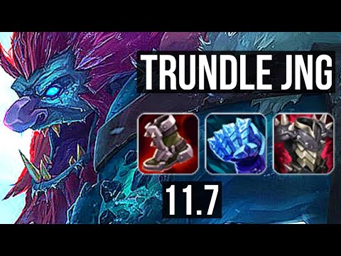 TRUNDLE vs RENGAR (JUNGLE) | 15/1/6, Quadra, Legendary | EUW Diamond | v11.7