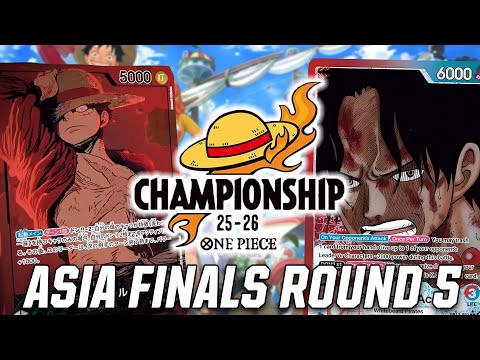[OP14] EB02 GP Luffy vs OP13 Ace || Asia Finals Round 5 One Piece Trading Card Game