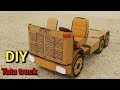 How To Make Mini RC Tata Truck With Cardboard