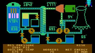 Atari 800 Game: Scram (1980 Atari)