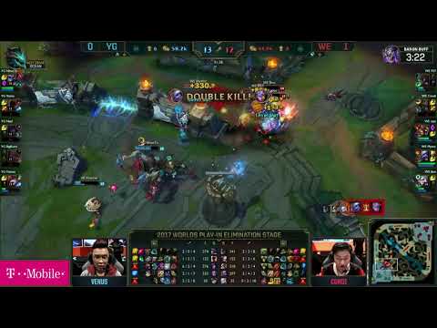 Highlights of the Worlds Play-In Knockout Stage match-up between Team WE and Young Generation.