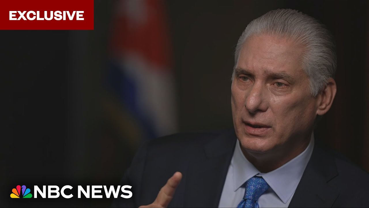 Bildquelle: Exclusive: Cuban president reacts to Trump admin&rsquo;s call for him to step down von NBC News