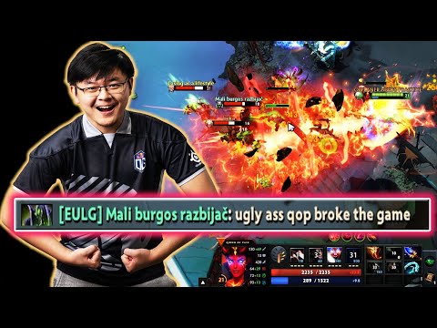 MidOne tried the Queen of Pain ARCANA in 9,000+ Average MMR (feat Ceb) DOTA 2