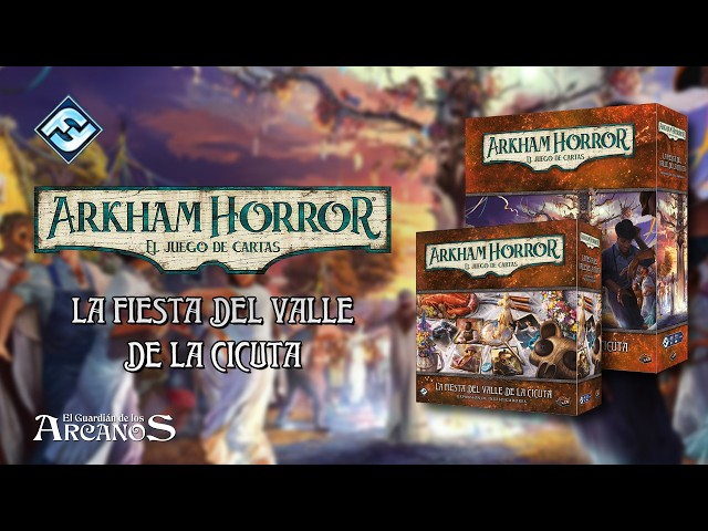 Vídeo relacionado con Fantasy Flight Games | Arkham Horror LCG: La Fiesta del Valle de la Cicuta Expansión de Campaña | Juego de Cartas | A Partir de 14 Años | De 1 a 4 Jugadores | 30-120 Minutos por Partida | Español