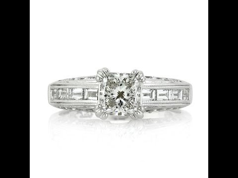 Mark Broumand - 2.12ct Princess Cut Diamond Engagement Anniversary Ring