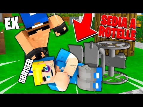 L'EX DI DOLCETTA MI BUTTA DALLA SEDIA A ROTELLE!! - Famiglia su Minecraft #21