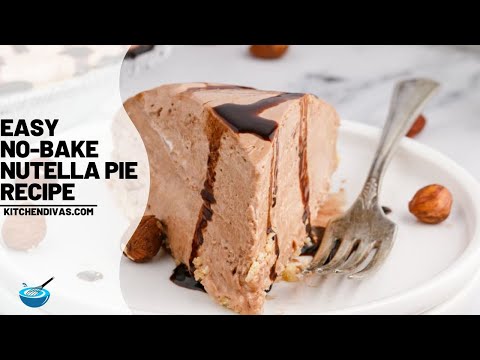 So Creamy Easy No-Bake Nutella Pie Recipe