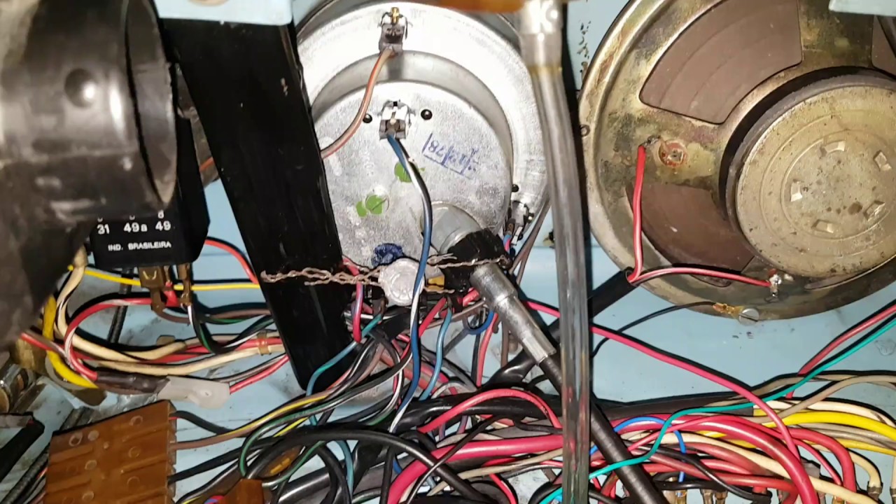 Ligação das luzes do painel do fusca