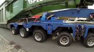 preview picture of video 'Bonn Schwertransport 225 Tonnen Transformator 11 2014'