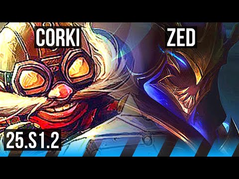 CORKI vs ZED (MID) | KR Grandmaster | 25.S1.2