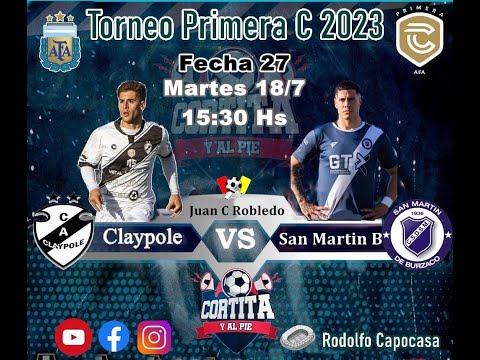 CLAYPOLE VS BURZACO  | FECHA 27- TEMPORADA 2023 - PRIMERA C