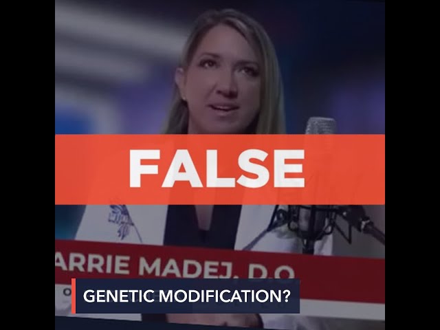 FALSE: COVID-19 vaccine can modify DNA