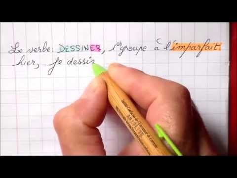 Conjugaison du verbe dessiner : à l'imparfait, au présent et au futur