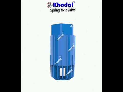 Blue plastic pvc foot valve, size: up to 1 inch