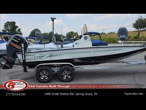 2024 Xpress H20 Bay Boat, Yamaha Vmax 150 SHO   F & S Yamaha, Hanover,  PA
