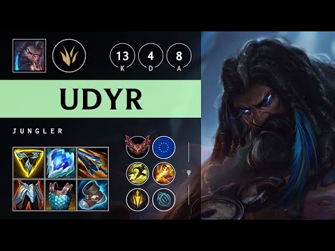Udyr Jungle vs Kindred - EUW Grandmaster Patch 25.21