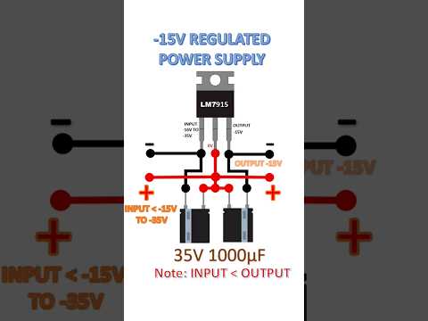 #7915 #VOLTAGE REGULATOR  #SHORTS #-15V #POWERSUPPLY