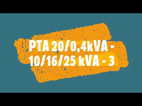 PTA 20/0,4kV 10/16/25kVA