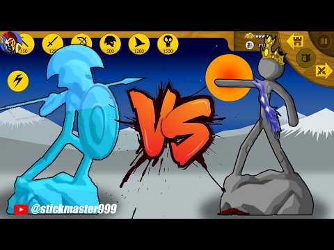 ARMY ELECTRIC GIANT STATUE VS THE KING ICE BOSS | STICK WAR LEGACY | STICK MASTER